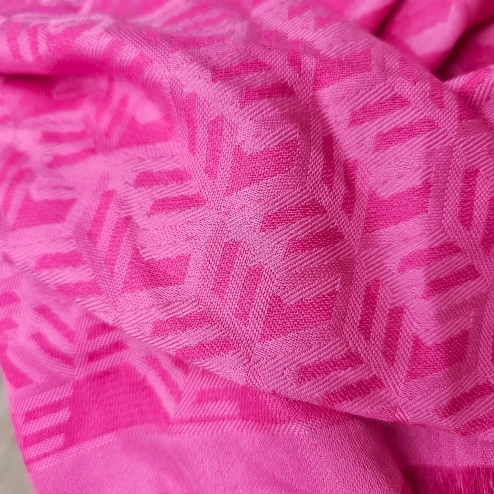 MCM Monogram Jacquard Frayed Scarf - Picture 2 of 5